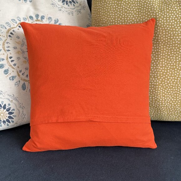 Clemson University Tigers handmade reworked t-shirt 16" pillow cover dorm decor - Picture 2 of 10